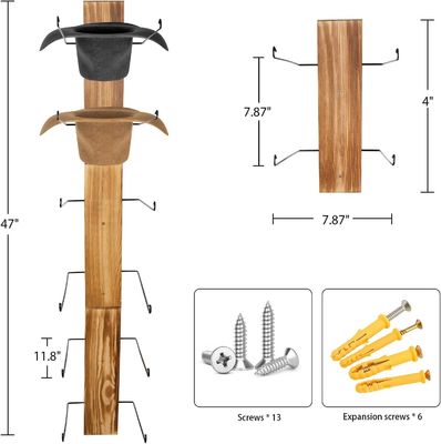 Функциональный дизайн многофункциональный стенный шкаф для хранения и шкафчик для шляп для бамбука