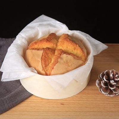 Естественный деревянный цвет Деревянная коробка для настройки круглых пирогов сыр пирог салат фрукты упаковка