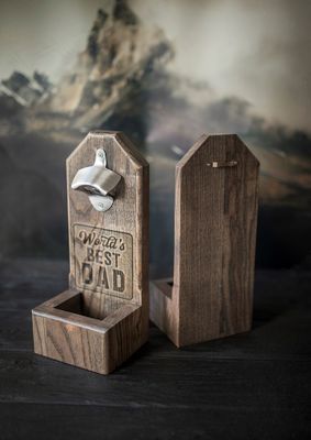 Деревянная ручка для открывания бутылок пива Идеальный подарок для женихов с персонализированным логотипом