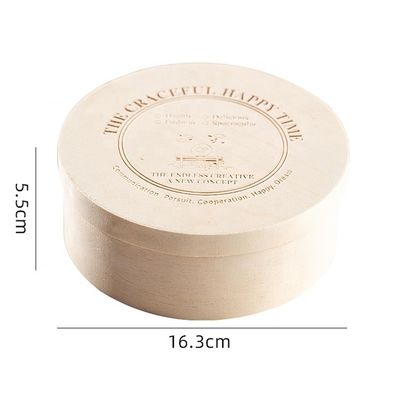 Vitalucks Custom Деревянный круглый салат Бэнто-коробка для обеда Идеальное экологическое решение