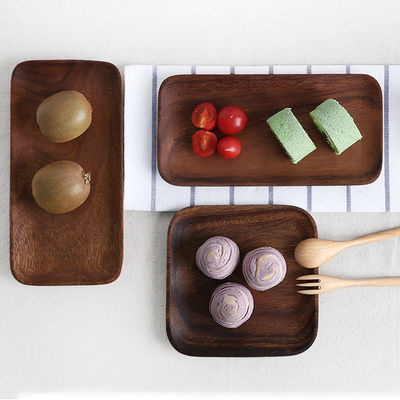 24.8x12.8x2cm Экологически чистые деревянные подносы в индивидуальном скандинавском стиле с бесплатным образцом