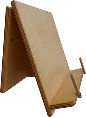 Деревянный стенный книжный держатель Регулируемый рецептурный книжный стенд для кухонного дисплея