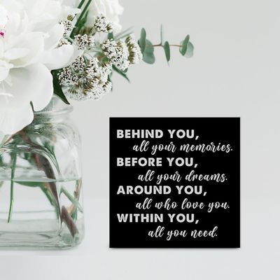 Американский стиль деревянная коробка знак декор выпускной цитата положительный за вами все ваши воспоминания