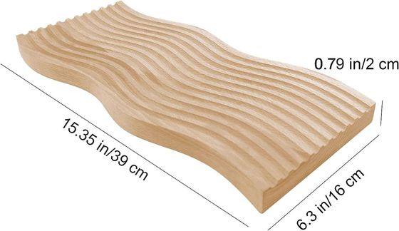 Волновая форма деревянная поднос для завтрака Поднос для кухни 40.5x18.5x2 см