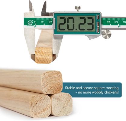 202405 Птичье косые сильные толстые деревянные стойки для копытов и гнездования долговечные