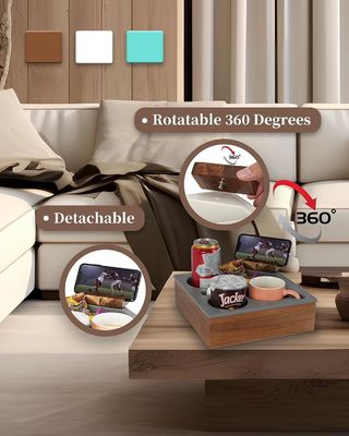 Деревянный диван кассир хранить закуски напитки и дистанционное в пределах досягаемости на кровати сиденья автомобиля или пляжа