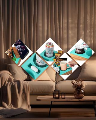 Деревянный диван кассир хранить закуски напитки и дистанционное в пределах досягаемости на кровати сиденья автомобиля или пляжа