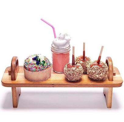 Современный деревянный блюдо для домашнего декора