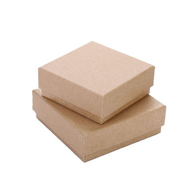 Ручная печать глянцевой ламинированной печати переработанные Kraft пустые картонные бумажные коробки