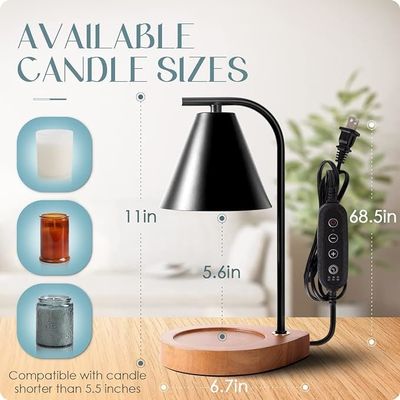 Ретро деревянная основа для домашнего декора Восковый плав для пользовательского размера Малые и большие свечи из банки