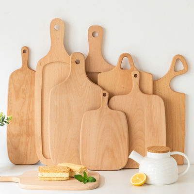 Мини-доска для резки дерева акации с деревянным дизайном и ножом