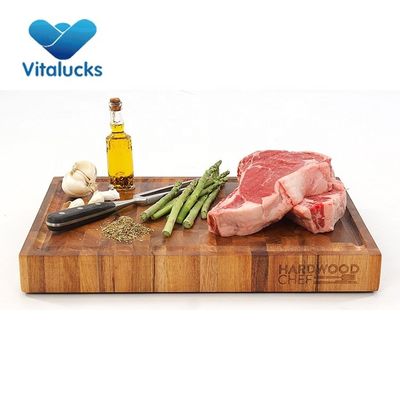 Маленькие смарт-режущие доски для бамбуковых китов с традиционным дизайном из синтетического резинового ореха