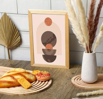 Настраиваемый логотип приемлемая радужная деревянная резальная доска для домашней кухни