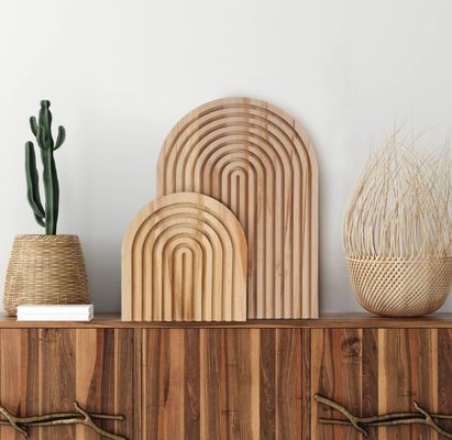 Настраиваемый логотип приемлемая радужная деревянная резальная доска для домашней кухни