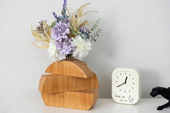 Цветочный горшок для домашнего декора 202405 Современная ваза из травы Пампа для модных центральных столов