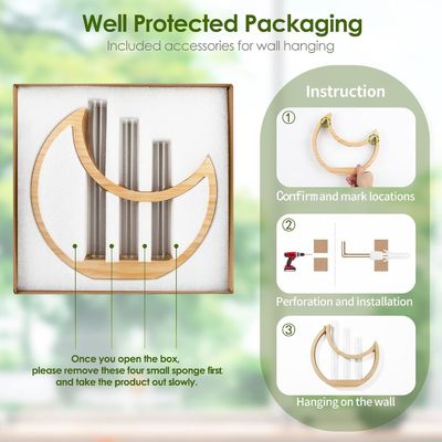 Годовщины полумесяца Столовой стенд для комнатных растений и офисного декора