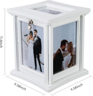 Свадебный прием Эвкалипт Делай сам конверт Деревянная коробка с замком Образец бесплатно