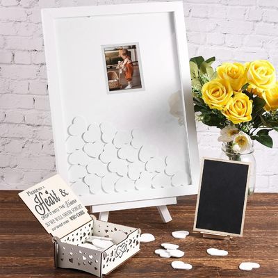 Свадебные рамки с горящими деревянными украшениями в европейском стиле