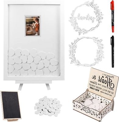 Свадебные рамки с горящими деревянными украшениями в европейском стиле