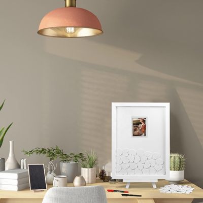 Свадебные рамки с горящими деревянными украшениями в европейском стиле