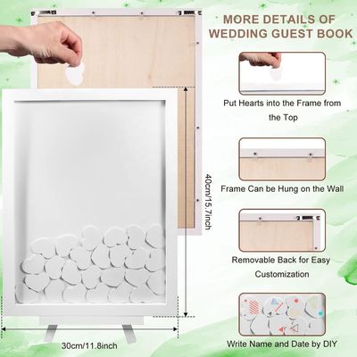 Свадебные рамки с горящими деревянными украшениями в европейском стиле