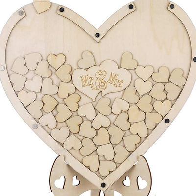 Альтернативные деревянные деревянные сердца для свадьбы