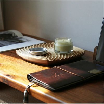 Деревянная поднос для закусок в деревянном стиле