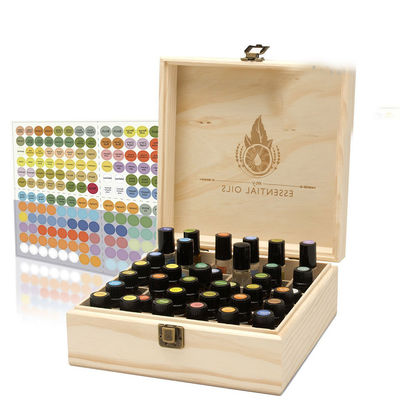 Неоконченная упаковка Doterra Деревянная коробка для эфирного масла с индивидуальным логотипом приемлема