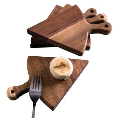 OEM ODM Приемлемый индивидуальный размер Экологически чистый Не наклеиваемый Ужин Деревянная пиццерия Тарелка для подачи пищи 6 шт.