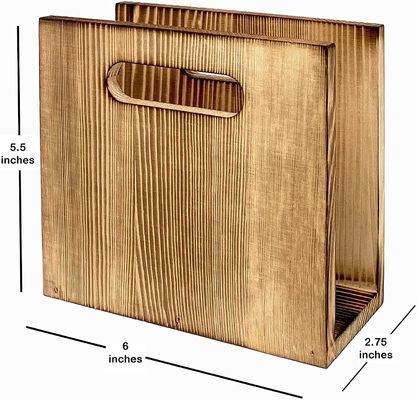 Настраиваемый рустический носитель салфетки для декорации фермерских домов