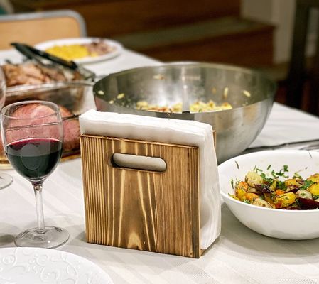 Настраиваемый рустический носитель салфетки для декорации фермерских домов