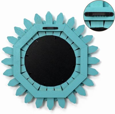 Декоративное зеркало на стене в белом или вашем цвете 12 дюймовый деревянный деревянный солнечный всплеск стиль Boho