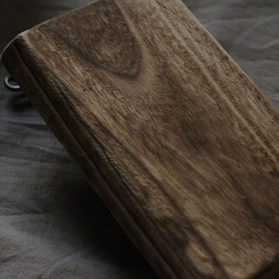 Рустический сервисный поднос из натуральной древесины с металлическими ручками OEM ODM принято