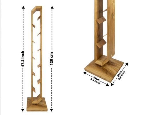 Деревянная винная стойка на заказ для домашнего декора