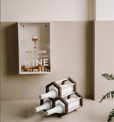 Функционально-сберегающее пространство 202404 Деревянный хлам для хранения вин