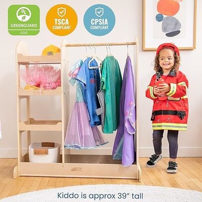 Набор детского гардероба Монтессори Одежда и костюм Организатор пользовательского размера Организатор