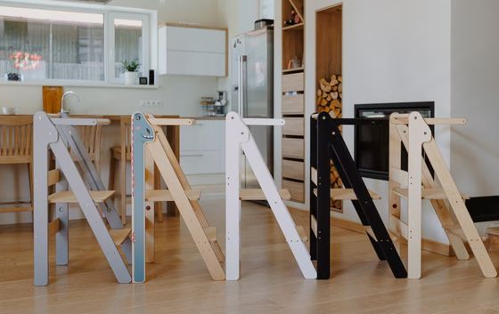 Складной стул для обучения Common Size или Custom Montessori Мебель Помощник Башня