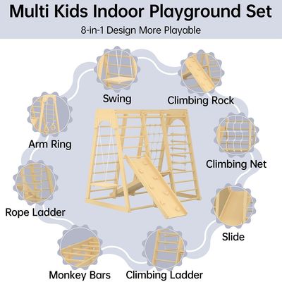 Детские деревянные игрушки для подъема для игровых площадок и игры с печатью