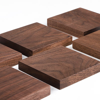 Личный логотип приемлемый ореховый вишневый деревянный горки для экологически чистого минималистского стиля дизайна