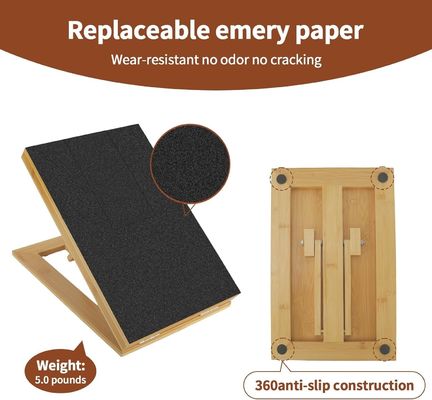 Скретч для кошек/собак с съемной крышкой и регулируемой ногтевой лентой под разным углом