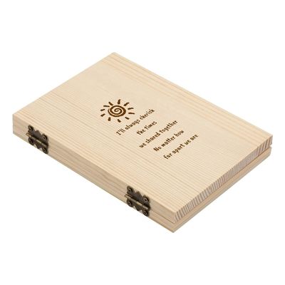 Деревянная фоторамка для пар с настраиваемым лазерным гравюрой