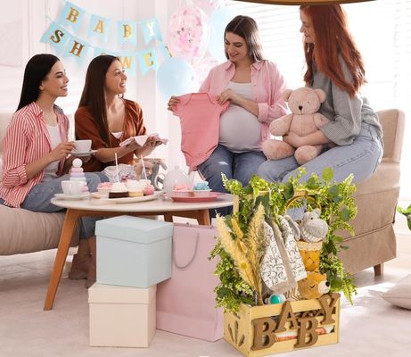 Древесный детский душевой ящик кладовка Функция сберечь пространство детский хранилище ящик корзины