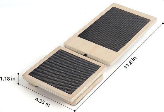 Древесный квадратный балансовый стол для йоги Фитнес-педаль Деревянные игрушки в простом цвете