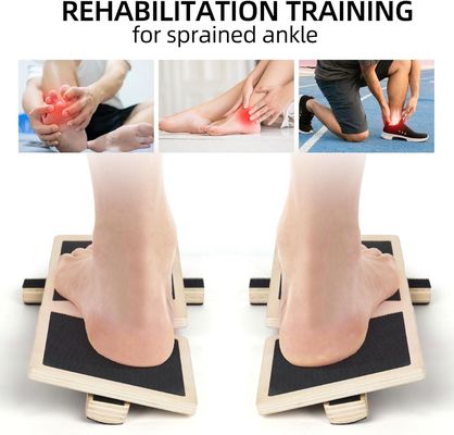 Древесный квадратный балансовый стол для йоги Фитнес-педаль Деревянные игрушки в простом цвете