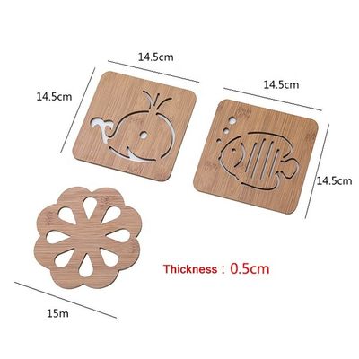Креативный бамбуковый макет для индивидуальных крашенных деревянных чашек и чашек простого цвета