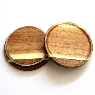 FSC Certified Acacia Wooden Lid Glass Candle Jars for Easy Opening (Сертификат FSC) - Стеклянные свечи с деревянной крышкой для легкого открытия и сертификат FSC