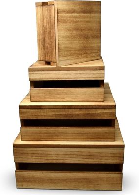 Деревянный тортовый стенд в деревянном стиле, набор из 4 персонализированных логотипов