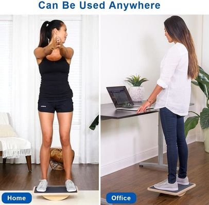 ПЛЮВОДНЫЙ деревянный балансовый доски Рокер доски улучшить ваш баланс и основную силу на работе