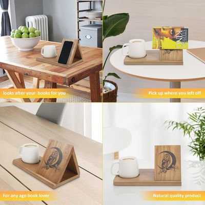 Шелковое печать деревянный короткий мини-книга отдых для спальни ночной стол и офисный стол
