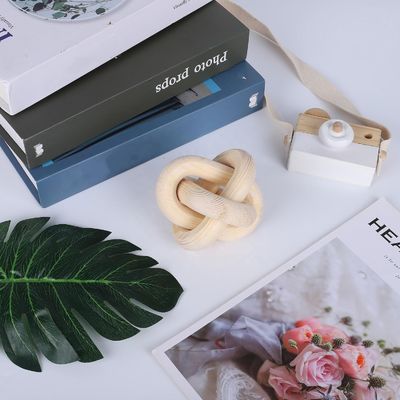 Modern Style Custom Natural Wood Chain Link Decorative Wall Decoration Chain для чая/кофе/конфеты